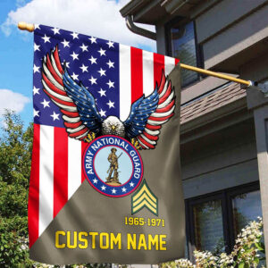 Premium Custom Army National Guard Veteran Flag VPVC110808, Gift For Army National Guard Veteran, American Flag, Patriotic Flag, Garden Flag, House Flag, Gifts On Father’s Day, Independence Day, Veterans Day.