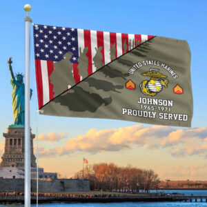 Premium Custom USMC Grommet Flag VPVC109511, Gifts For Marine Veteran, Gifts For Dad, For Husband, Best Gifts On Father’s Day, Armed Forces Day, Independence Day, Veterans Day.