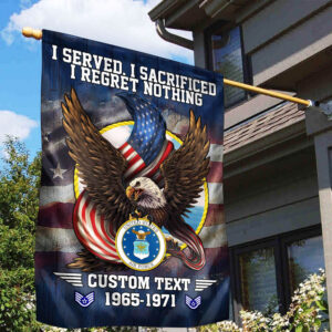 Premium Custom USAF Flag VPVC110604, Gift For Air Force Veteran, American Flag, Patriotic Flag, Garden Flag, House Flag