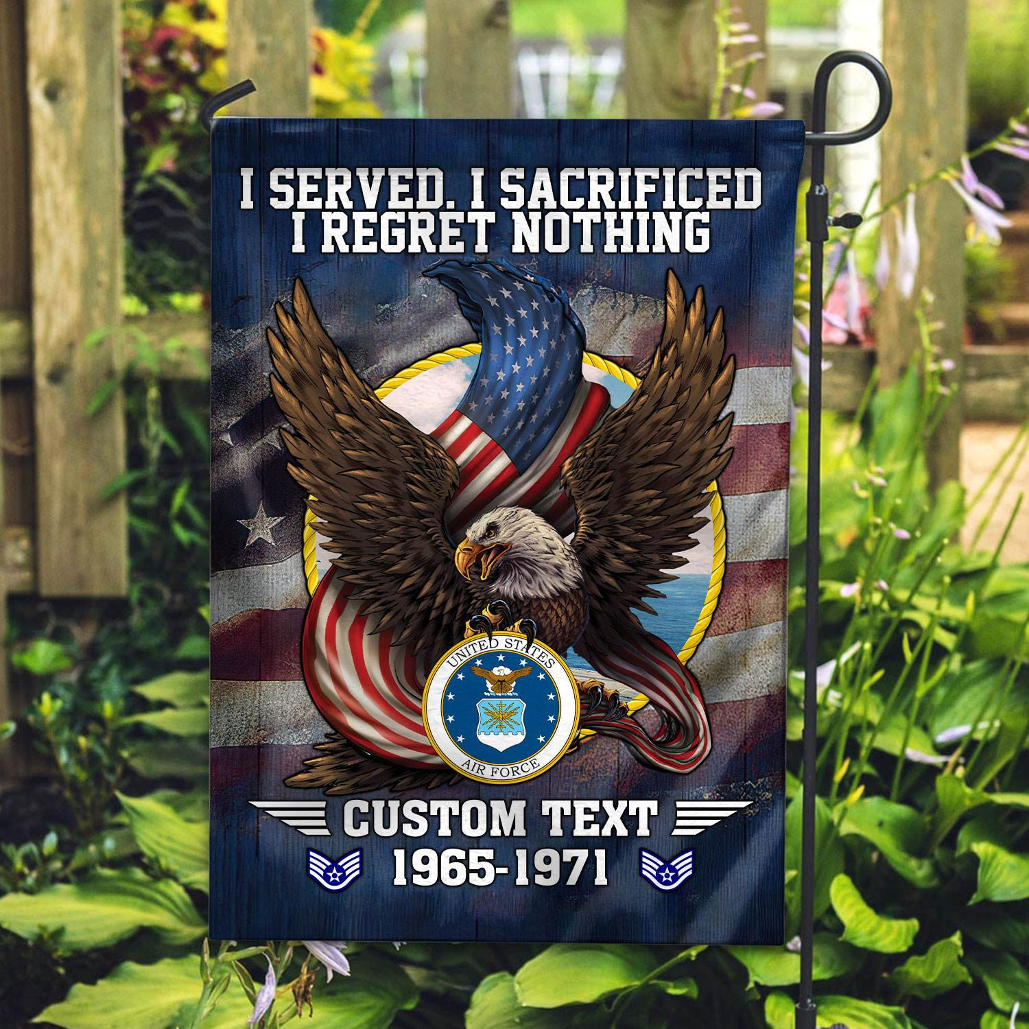 Premium Custom USAF Flag VPVC110604, Gift For Air Force Veteran, American Flag, Patriotic Flag, Garden Flag, House Flag Premium Custom USAF Flag VPVC110604, Gift For Air Force Veteran, American Flag, Patriotic Flag, Garden Flag, House Flag