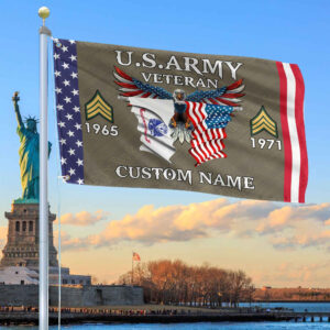 US Army Custom Grommet Flag VPVC109310, Gifts For Army Veteran, Best Gifts On Father’s Day, Armed Forces Day, Independence Day, Veterans Day.