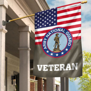 Premium Army National Guard Veteran Flag VPVC111908, Custom Name, Rank, Year, Gift For Army National Guard Veteran, American Flag, Patriotic Flag, Garden Flag, House Flag, Gifts On Father’s Day, Independence Day, Veterans Day.