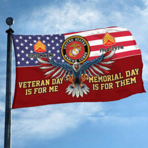 USMC Custom Grommet Flag VPVC106803, Gifts For Marine Veteran, Best Gifts On Father's Day, Armed Forces Day, Independence Day, Veterans Day. 2 1741936920086.jpg