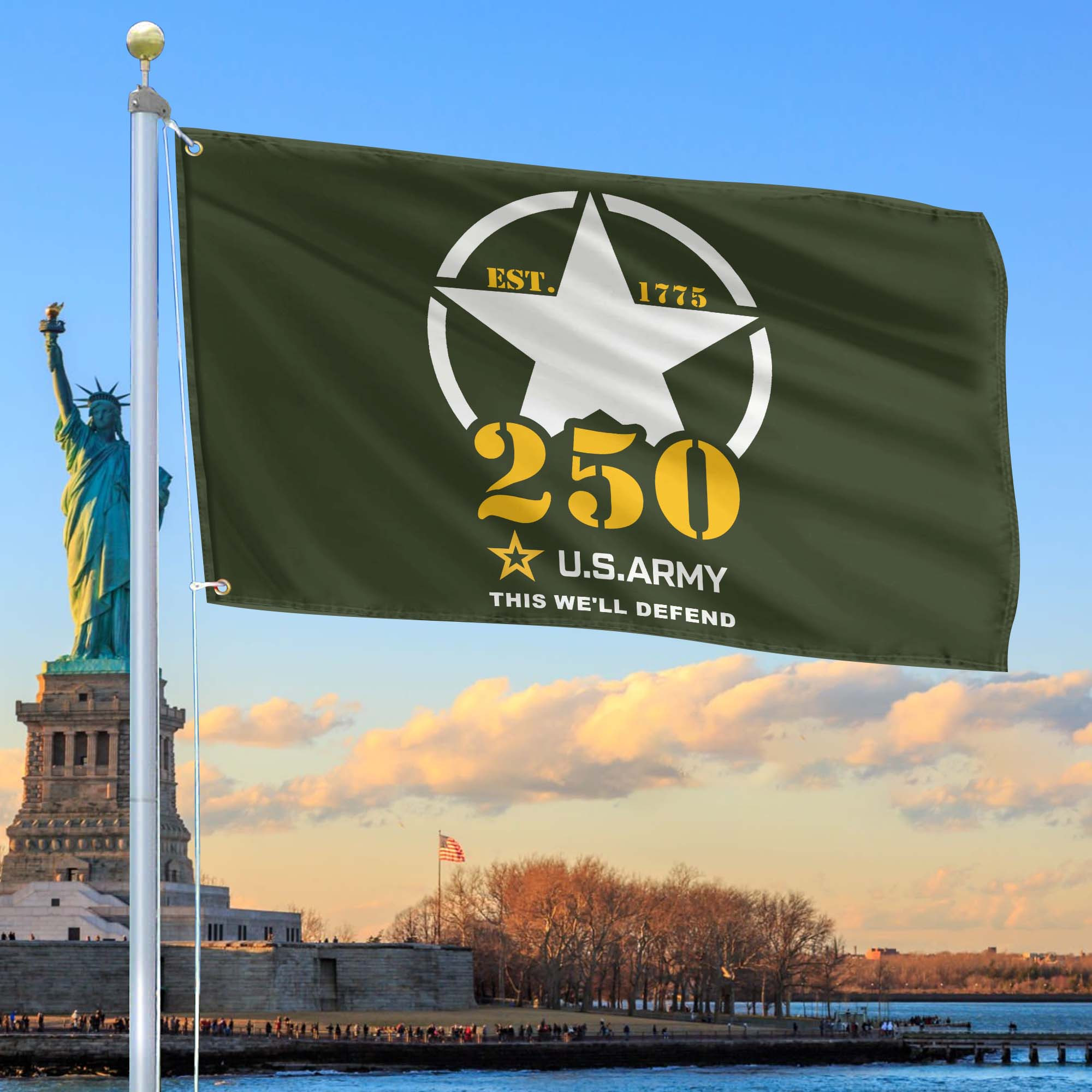 Premium 250th Anniversary Of The Army Grommet Flag VPVC120063, Gifts For Army Veteran, Best Gifts On Father’s Day, Veterans Day. Premium 250th Anniversary Of The Army Grommet Flag VPVC120063, Gifts For Army Veteran, Best Gifts On Father’s Day, Veterans Day.