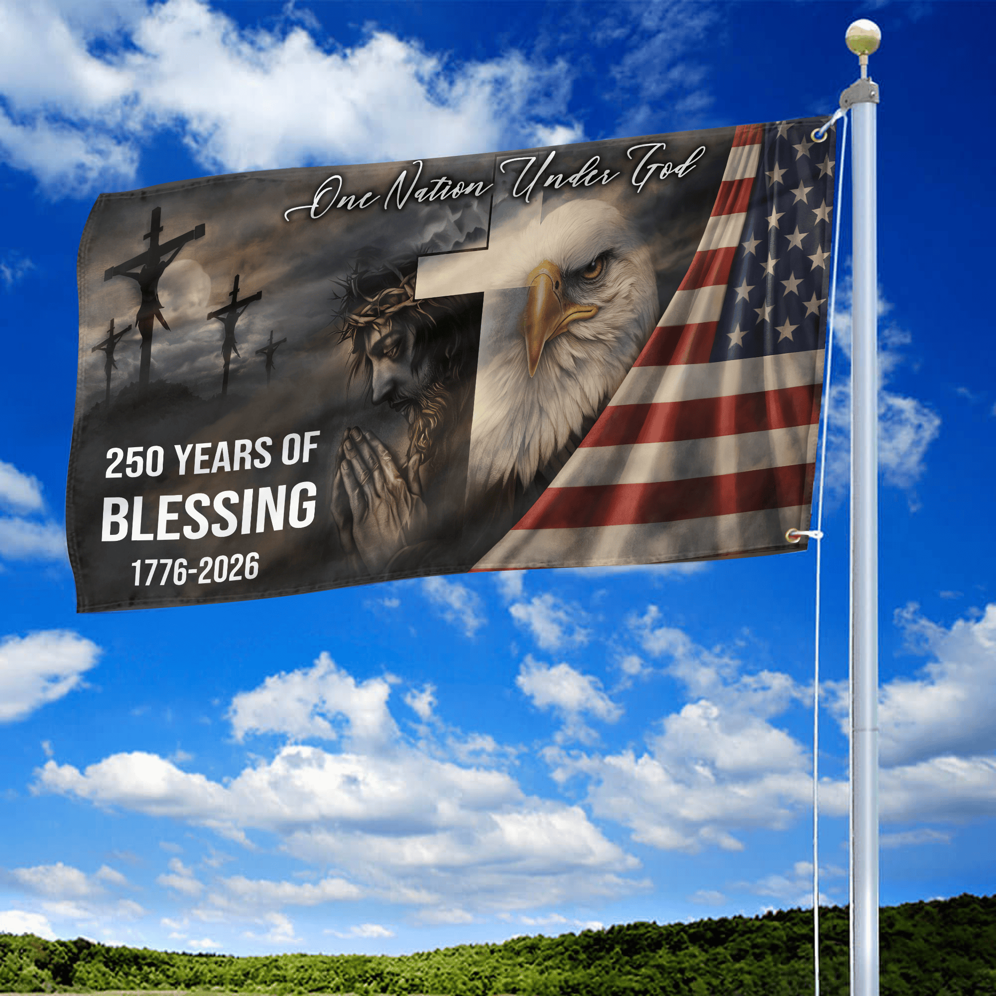 Premium America 250th Anniversary Grommet Flag VPVC120115, America 250th Flag, America 250th Birthday, Best Gifts On Independence Day, Veterans Day. Premium America 250th Anniversary Grommet Flag VPVC120115, America 250th Flag, America 250th Birthday, Best Gifts On Independence Day, Veterans Day.