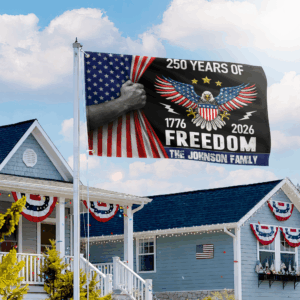 Premium Custom America 250th Anniversary Grommet Flag VPVC120172, America 250th Flag, America 250th Birthday, Best Gifts On Independence Day, Veterans Day. 3 1775997858601.png