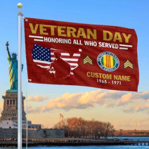 Premium Custom Vietnam Veteran Grommet Flag VPVC105606, Gifts For Vietnam Veteran, Gifts For Dad, For Husband, Best Gifts On Father’s Day, Armed Forces Day, Independence Day, Veterans Day.