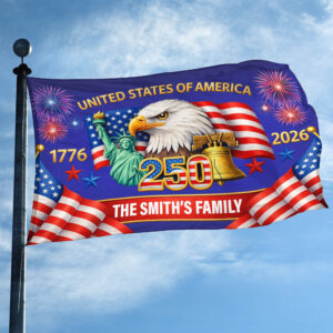 Premium America 250th Anniversary Grommet Flag VPVC120136, America 250th Flag, America 250th Birthday, Best Gifts For Independence Day, Veterans Day. 1 1774602995007.jpg