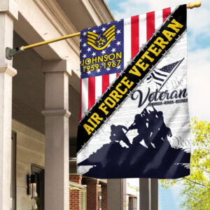 Premium Custom USAF Flag VPVC110104, Gift For Air Force Veteran, American Flag, Patriotic Flag, Garden Flag, House Flag, Best Gifts On Father’s Day, Independence Day, Veterans Day.