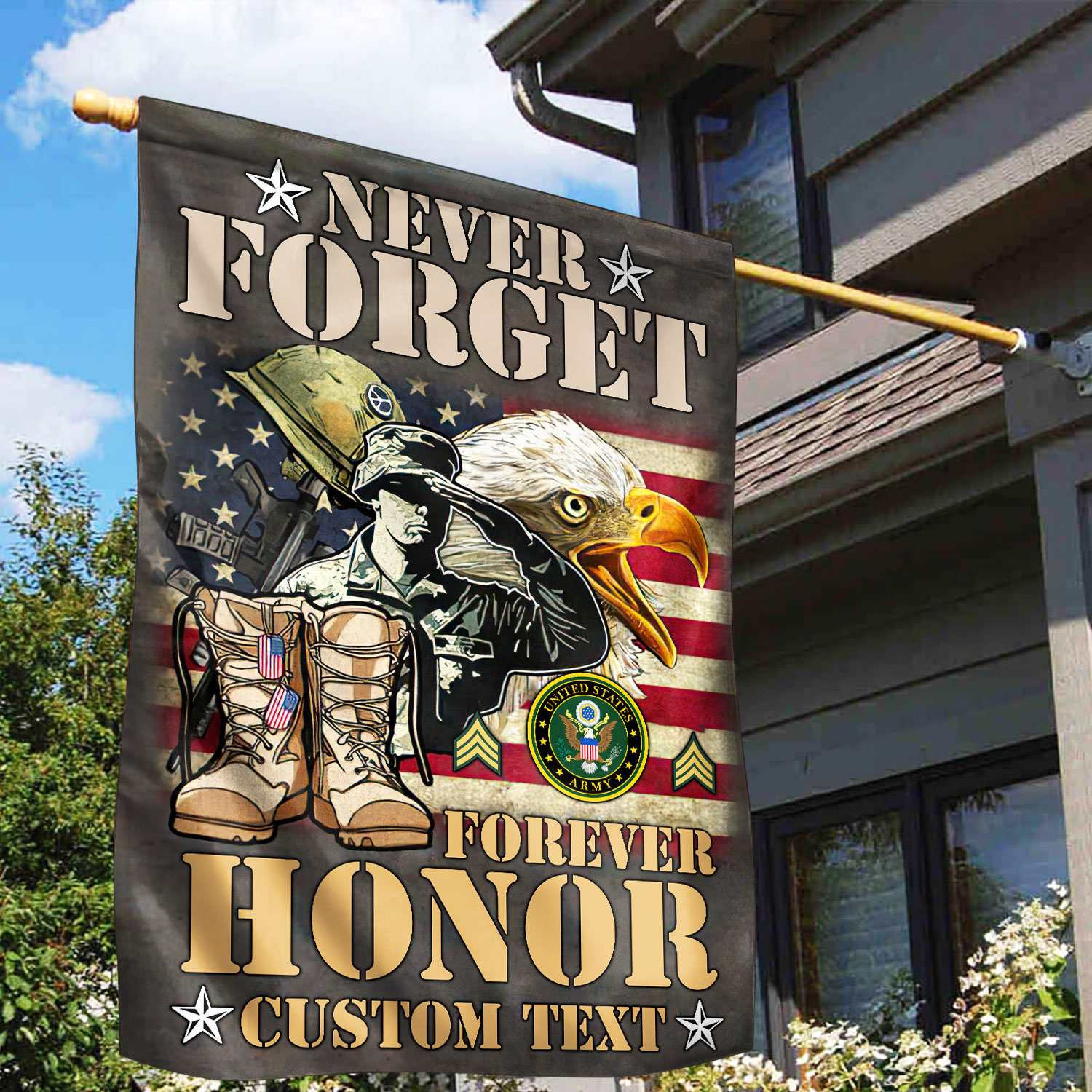 Premium Custom US Army Veteran Flag VPVC110701, Gift For Army Veteran, American Flag, Patriotic Flag, Garden Flag, House Flag Premium Custom US Army Veteran Flag VPVC110701, Gift For Army Veteran, American Flag, Patriotic Flag, Garden Flag, House Flag