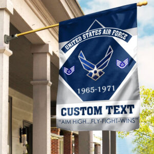 Premium Custom USAF Veteran Flag VPVC110904, Gift For Air Force Veteran, American Flag, Patriotic Flag, Garden Flag, House Flag, Gifts On Father’s Day, Independence Day, Veterans Day.