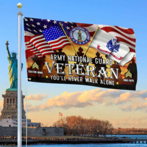 Premium Custom Army National Guard Grommet Flag, Gift For Army National Guard Veteran VPVC106608, Gifts For Dad, For Husband, Best Gifts On Father’s Day, Independence Day, Veterans Day.