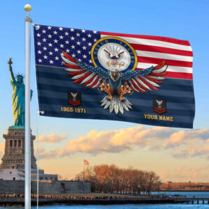 Premium Custom US Navy Grommet Flag VPVC109002, Gifts For Navy Veteran, Gifts For Dad, For Husband, Best Gifts On Father’s Day, Armed Forces Day, Independence Day, Veterans Day.