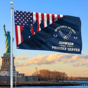 Premium Custom USAF Grommet Flag VPVC109512, Gifts For Air Force Veteran, Gifts For Dad, For Husband, Best Gifts On Father’s Day, Armed Forces Day, Independence Day, Veterans Day.