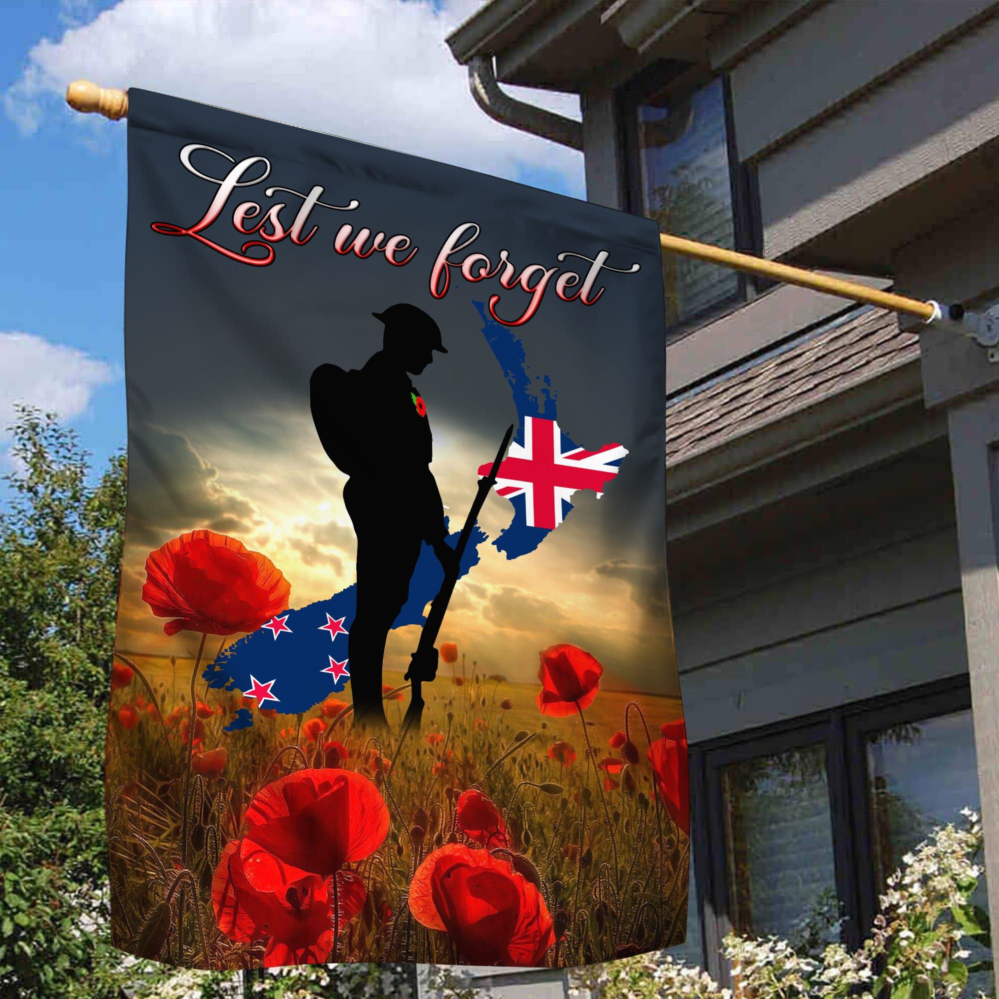 Multinational Lest We Forget Flags TVN181004 Multinational Lest We Forget Flags TVN181004