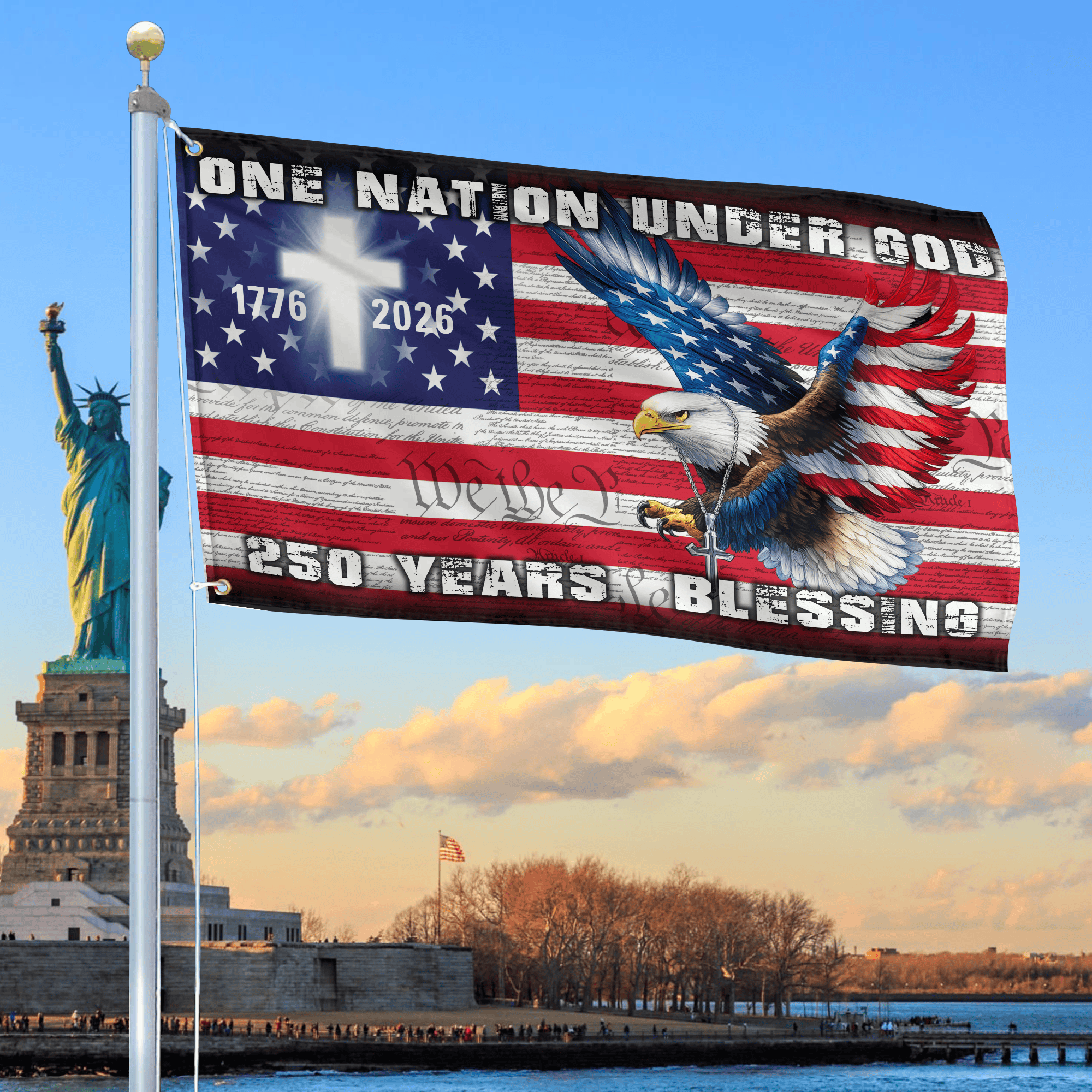 Premium America 250th Anniversary Grommet Flag VPVC120128, America 250th Flag, America 250th Birthday, Best Gifts On Independence Day, Veterans Day. Premium America 250th Anniversary Grommet Flag VPVC120128, America 250th Flag, America 250th Birthday, Best Gifts On Independence Day, Veterans Day.