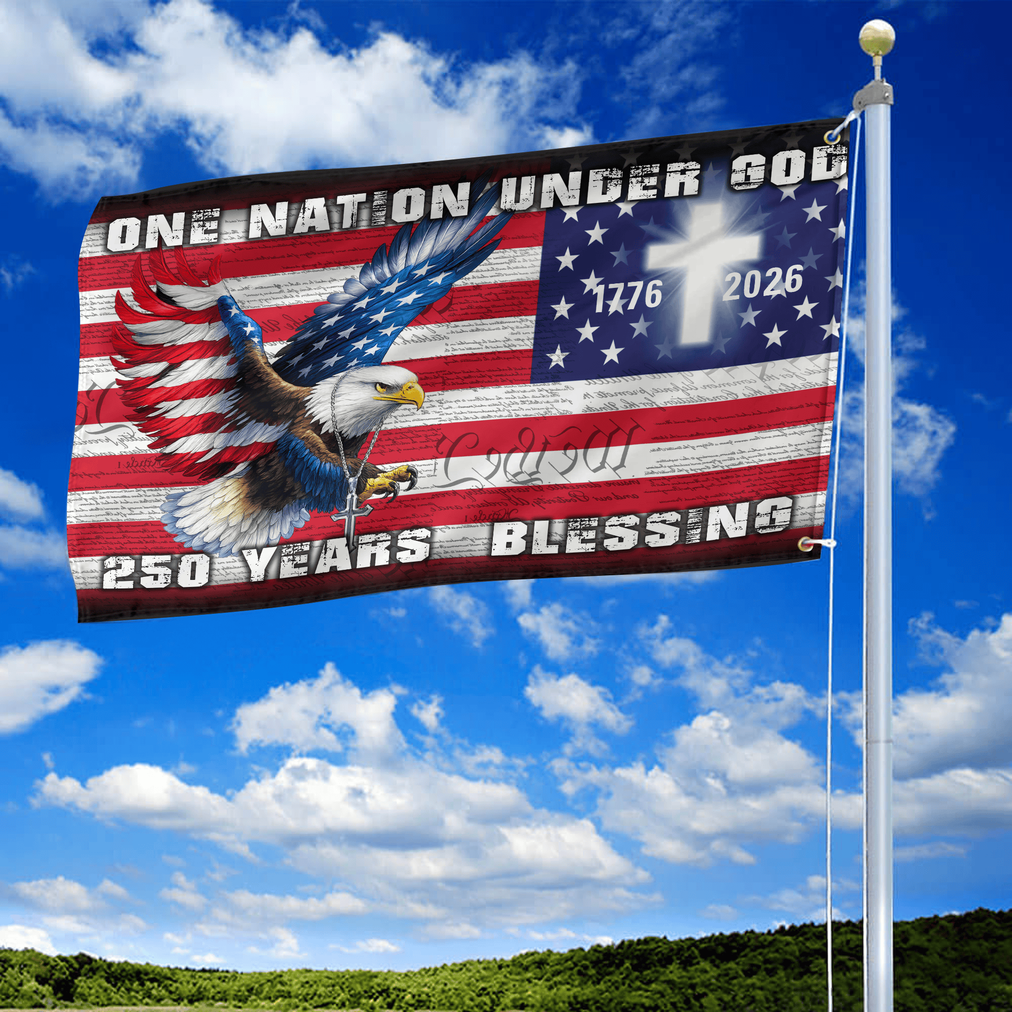 Premium America 250th Anniversary Grommet Flag VPVC120128, America 250th Flag, America 250th Birthday, Best Gifts On Independence Day, Veterans Day. Premium America 250th Anniversary Grommet Flag VPVC120128, America 250th Flag, America 250th Birthday, Best Gifts On Independence Day, Veterans Day.
