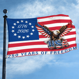 Premium America 250th Anniversary Grommet Flag VPVC120125, America 250th Flag, America 250th Birthday, Best Gifts On Independence Day, Veterans Day. 2 1773998355579.png