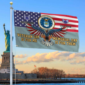 USAF Custom Grommet Flag VPVC106812, Gifts For Air Force Veteran, Best Gifts On Father’s Day, Armed Forces Day, Independence Day, Veterans Day.
