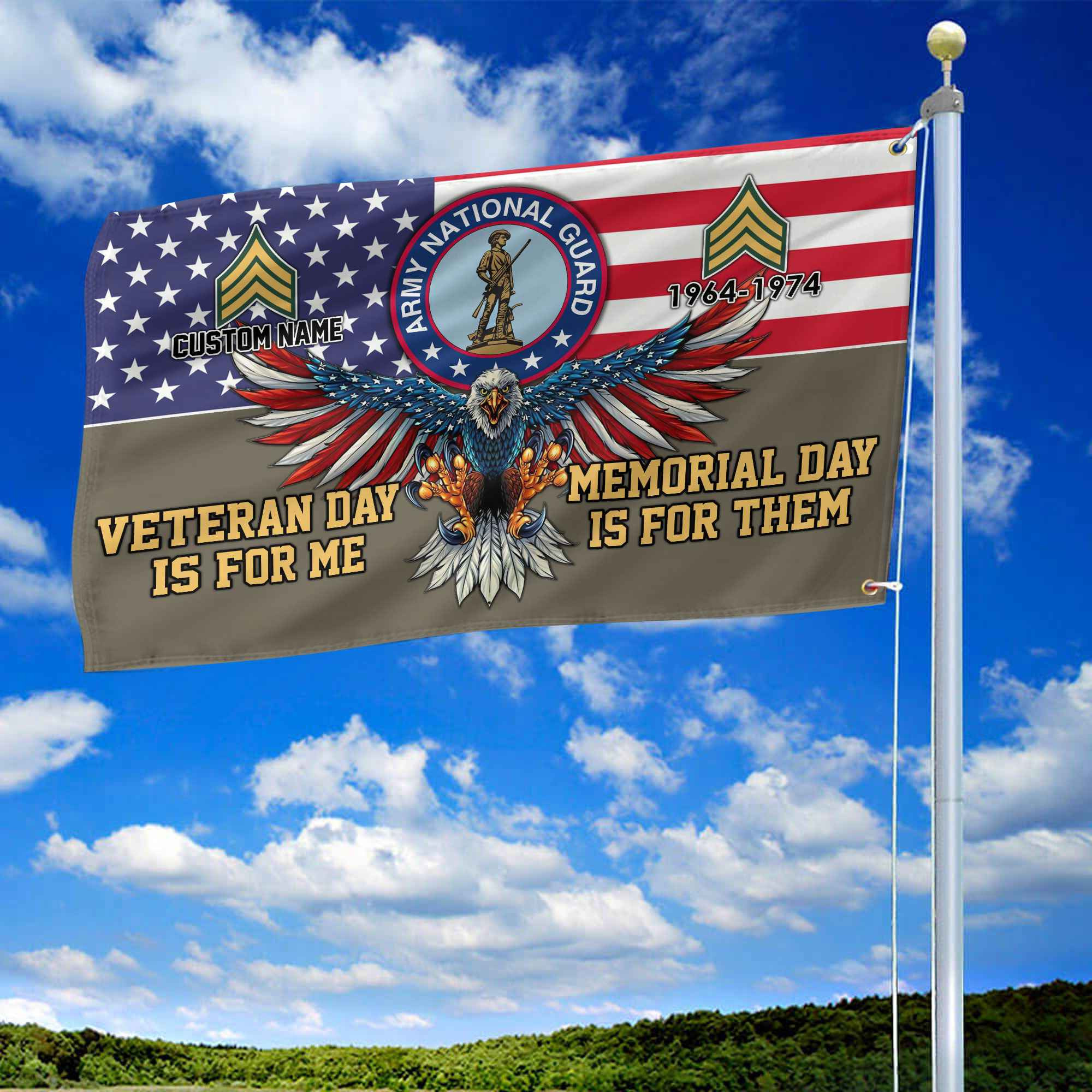 US Army National Guard Custom Grommet Flag VPVC106808, Gifts For Army National Guard Veteran, Best Gifts On Father’s Day, Armed Forces Day, Independence Day, Veterans Day. US Army National Guard Custom Grommet Flag VPVC106808, Gifts For Army National Guard Veteran, Best Gifts On Father’s Day, Armed Forces Day, Independence Day, Veterans Day.