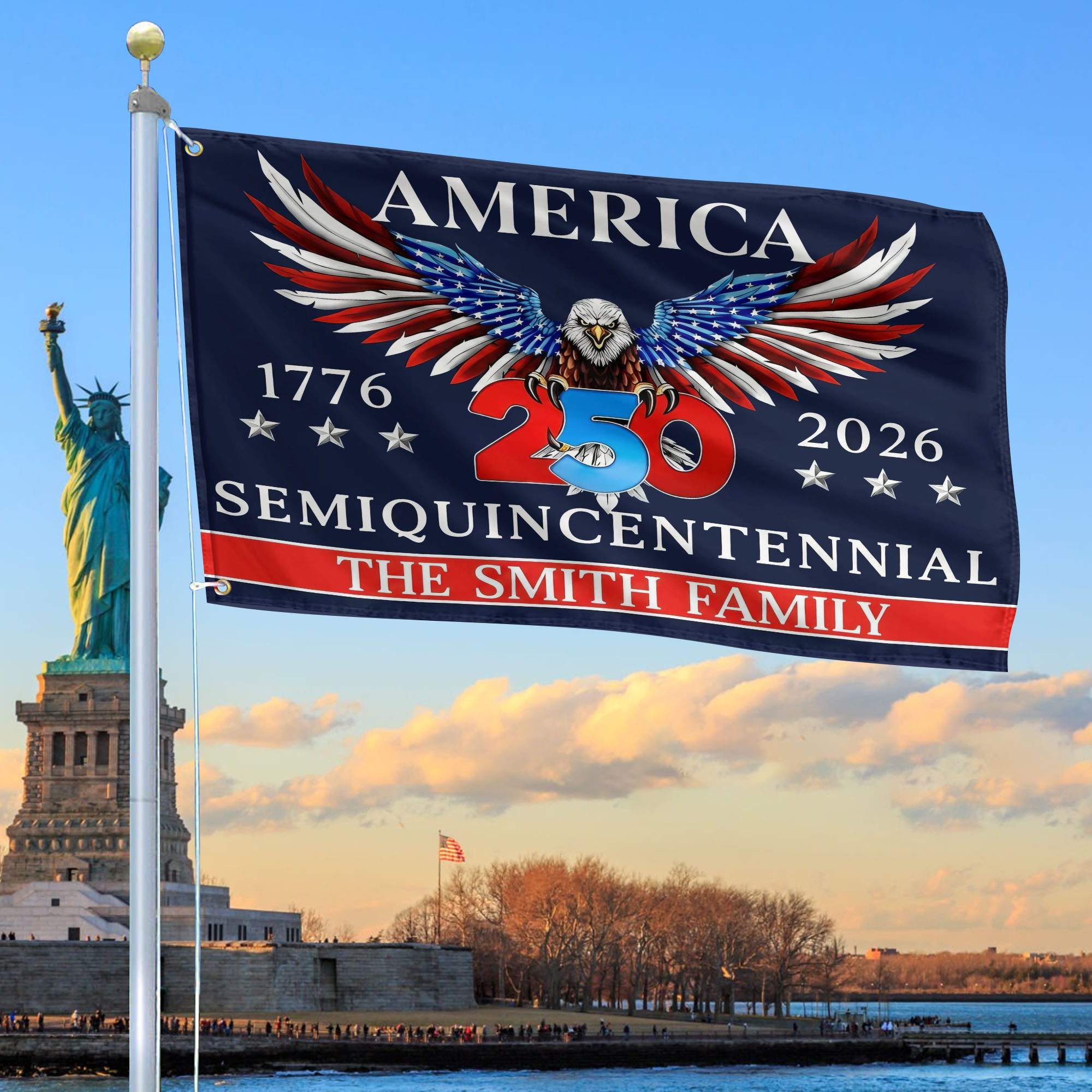 Premium Custom America 250th Anniversary Grommet Flag VPVC120080, America 250th Flag, America 250th Birthday, Best Gifts On Independence Day, Veterans Day. Premium Custom America 250th Anniversary Grommet Flag VPVC120080, America 250th Flag, America 250th Birthday, Best Gifts On Independence Day, Veterans Day.