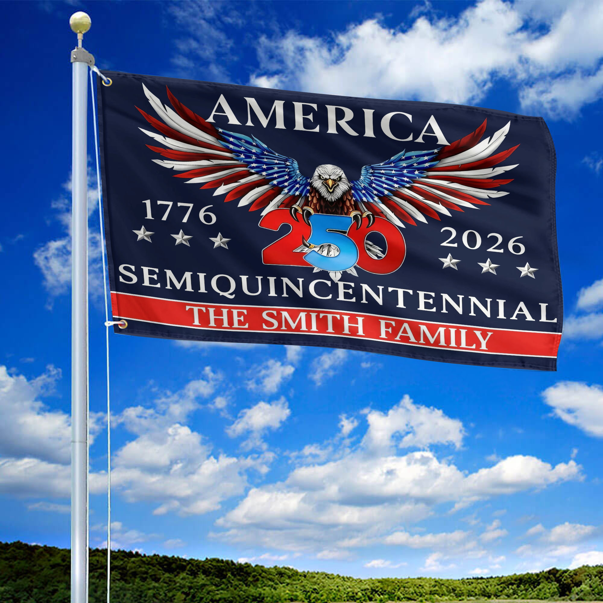 Premium Custom America 250th Anniversary Grommet Flag VPVC120080, America 250th Flag, America 250th Birthday, Best Gifts On Independence Day, Veterans Day. Premium Custom America 250th Anniversary Grommet Flag VPVC120080, America 250th Flag, America 250th Birthday, Best Gifts On Independence Day, Veterans Day.