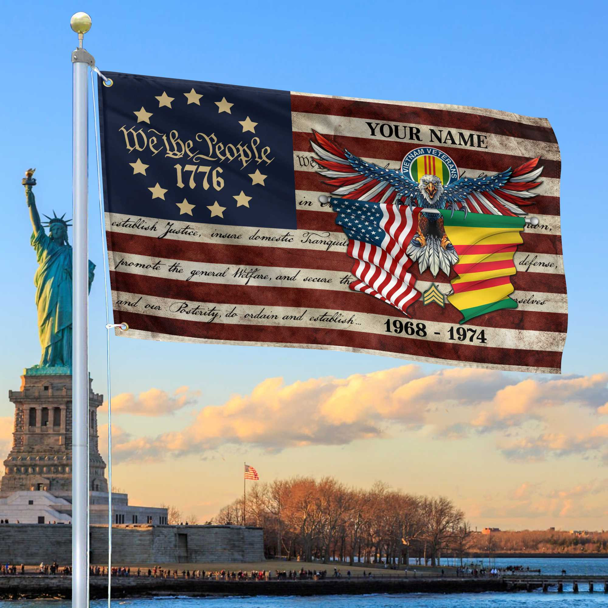 Premium Custom Vietnam Veteran Grommet Flag VPVC105206, Gift For Vietnam Veteran, Best Gifts On Father’s Day, Memorial Day, Independence Day, Veterans Day. Premium Custom Vietnam Veteran Grommet Flag VPVC105206, Gift For Vietnam Veteran, Best Gifts On Father’s Day, Memorial Day, Independence Day, Veterans Day.