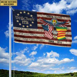 Premium Custom Vietnam Veteran Grommet Flag VPVC105206, Gift For Vietnam Veteran, Best Gifts On Father's Day, Memorial Day, Independence Day, Veterans Day. 1 1741246942566.jpg