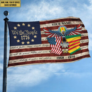 Premium Custom Vietnam Veteran Grommet Flag VPVC105206, Gift For Vietnam Veteran, Best Gifts On Father's Day, Memorial Day, Independence Day, Veterans Day. 2 1741246942577.jpg