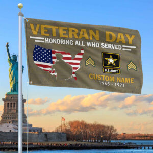 Premium Custom US Army Grommet Flag VPVC105610, Gifts For Army Veteran, Gifts For Dad, For Husband, Best Gifts On Father’s Day, Armed Forces Day, Independence Day, Veterans Day.
