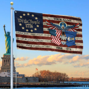 Premium Custom USAF Grommet Flag VPVC105204, Gift For Air Force Veteran, Best Gifts On Father’s Day, Memorial Day, Independence Day, Veterans Day.