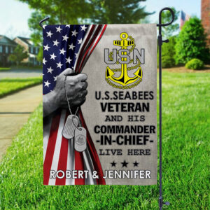 US Seabees Veteran Flag VPVC110509, Custom Name, Gift For Seabees Veteran, American Flag, Patriotic Flag, Garden Flag, House Flag, Best Gifts On Father's Day, Independence Day, Veterans Day. 2 1742979490859.jpg
