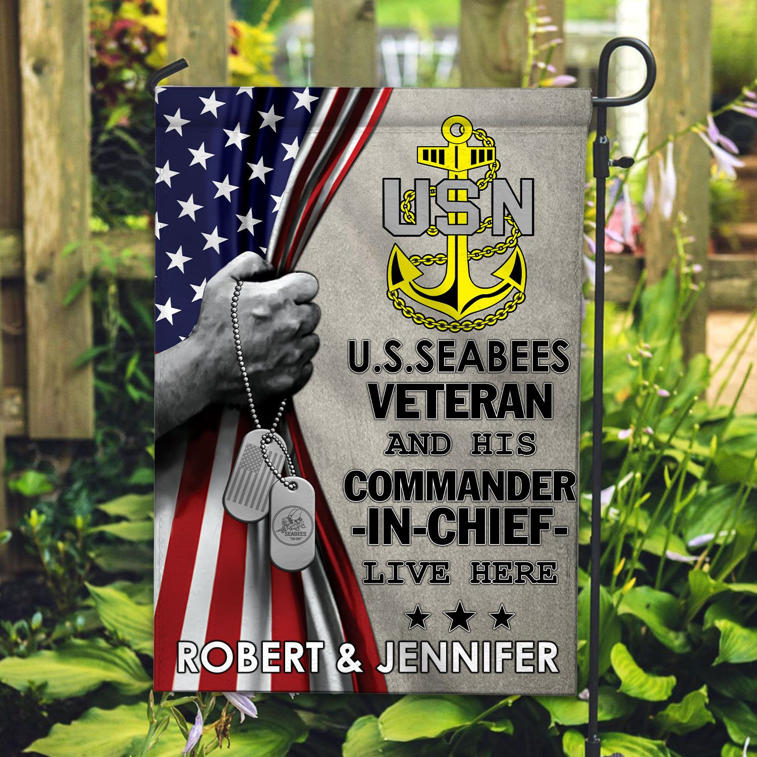 US Seabees Veteran Flag VPVC110509, Custom Name, Gift For Seabees Veteran, American Flag, Patriotic Flag, Garden Flag, House Flag, Best Gifts On Father’s Day, Independence Day, Veterans Day. US Seabees Veteran Flag VPVC110509, Custom Name, Gift For Seabees Veteran, American Flag, Patriotic Flag, Garden Flag, House Flag, Best Gifts On Father’s Day, Independence Day, Veterans Day.