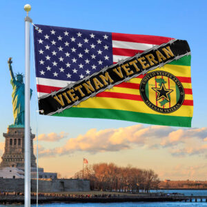 Vietnam Veteran Grommet Flag BPVC140310, Gifts For US Veteran, Best Gifts On Father’s Day, Armed Forces Day, Independence Day, Veterans Day.