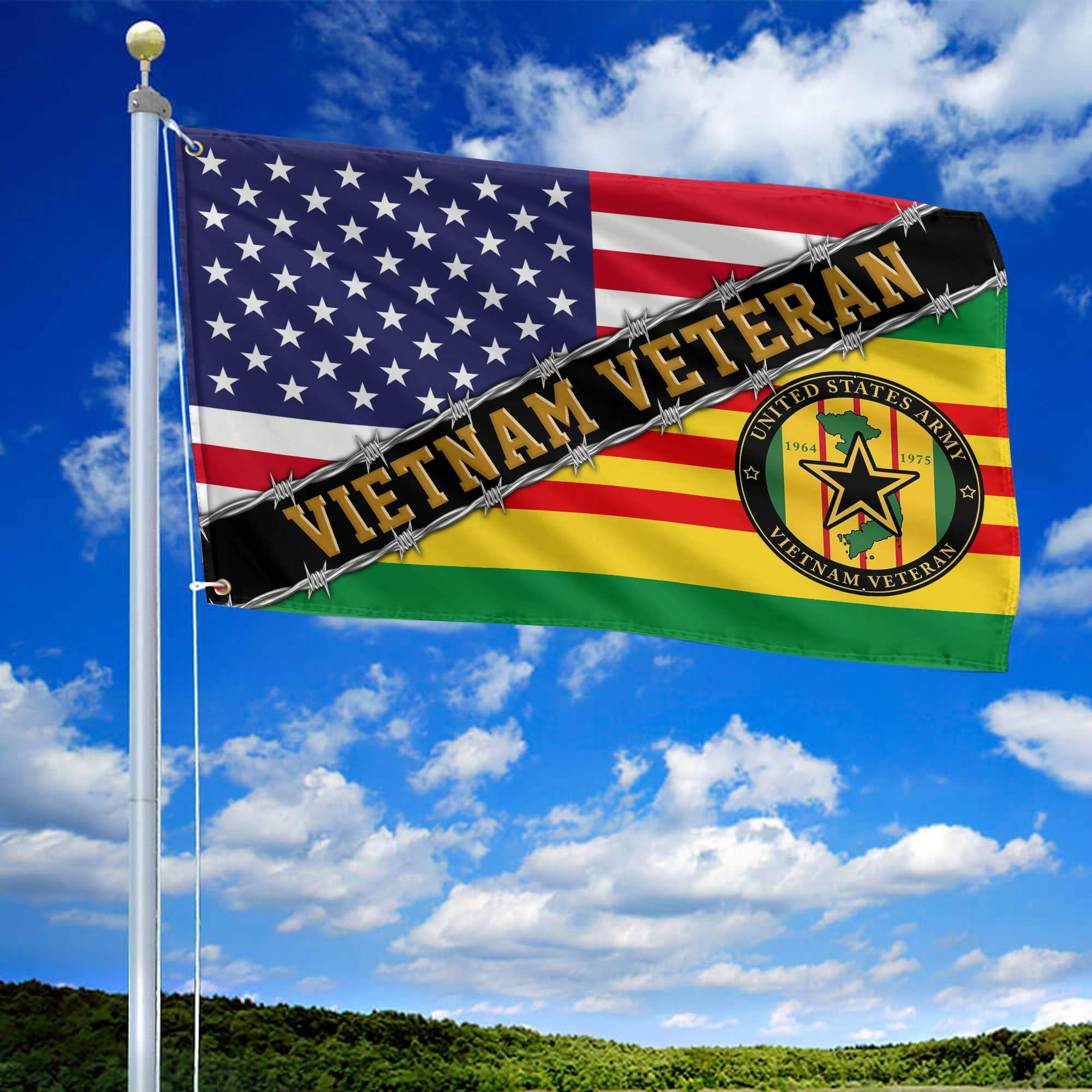 Vietnam Veteran Grommet Flag BPVC140310, Gifts For US Veteran, Best Gifts On Father’s Day, Armed Forces Day, Independence Day, Veterans Day. Vietnam Veteran Grommet Flag BPVC140310, Gifts For US Veteran, Best Gifts On Father’s Day, Armed Forces Day, Independence Day, Veterans Day.
