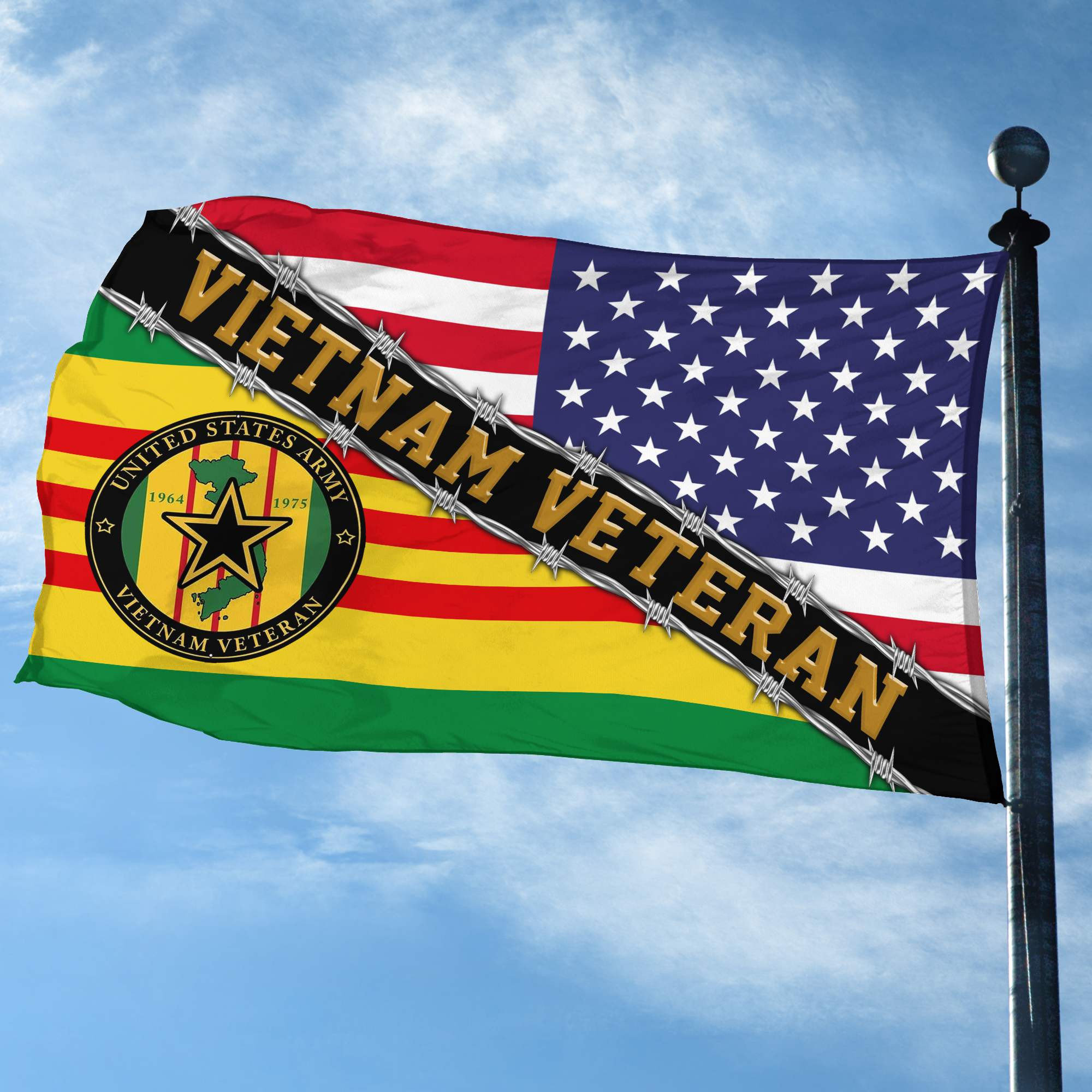 Vietnam Veteran Grommet Flag BPVC140310, Gifts For US Veteran, Best Gifts On Father’s Day, Armed Forces Day, Independence Day, Veterans Day. Vietnam Veteran Grommet Flag BPVC140310, Gifts For US Veteran, Best Gifts On Father’s Day, Armed Forces Day, Independence Day, Veterans Day.