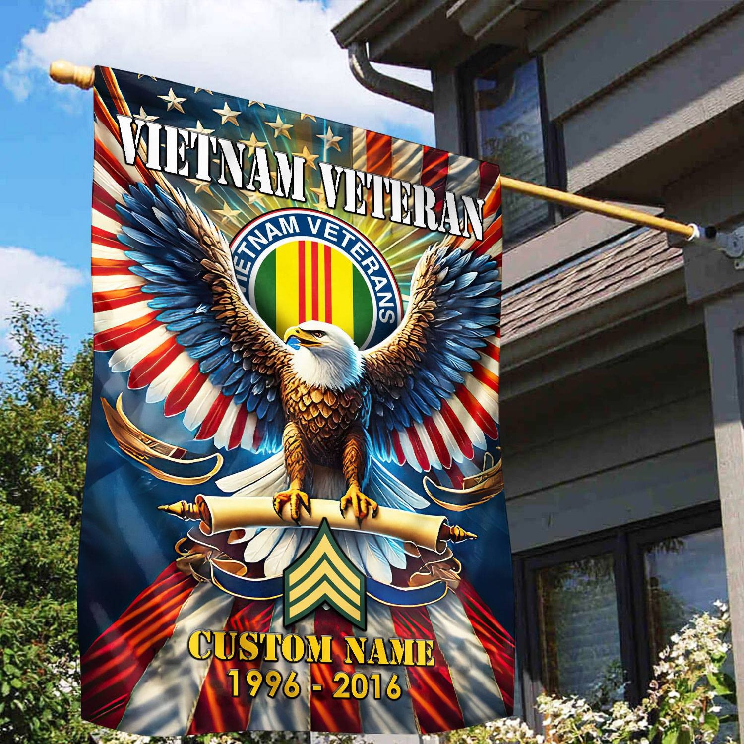 Premium Custom Name, Rank Vietnam Veteran Flag VPVC110306, Gift For Vietnam Veteran, American Flag, Patriotic Flag, Garden Flag, House Flag, Best Gifts On Father’s Day, Independence Day, Veterans Day. Premium Custom Name, Rank Vietnam Veteran Flag VPVC110306, Gift For Vietnam Veteran, American Flag, Patriotic Flag, Garden Flag, House Flag, Best Gifts On Father’s Day, Independence Day, Veterans Day.