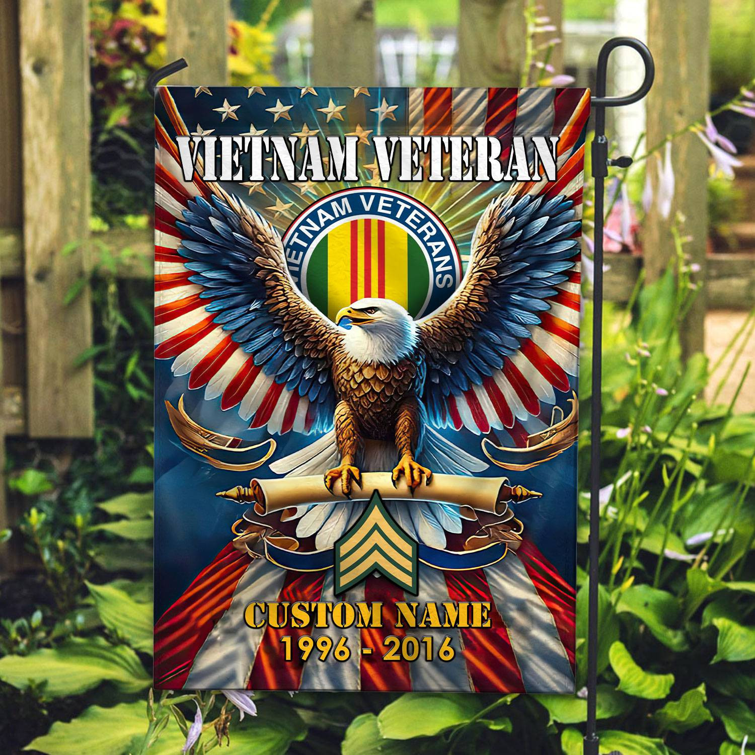 Premium Custom Name, Rank Vietnam Veteran Flag VPVC110306, Gift For Vietnam Veteran, American Flag, Patriotic Flag, Garden Flag, House Flag, Best Gifts On Father’s Day, Independence Day, Veterans Day. Premium Custom Name, Rank Vietnam Veteran Flag VPVC110306, Gift For Vietnam Veteran, American Flag, Patriotic Flag, Garden Flag, House Flag, Best Gifts On Father’s Day, Independence Day, Veterans Day.