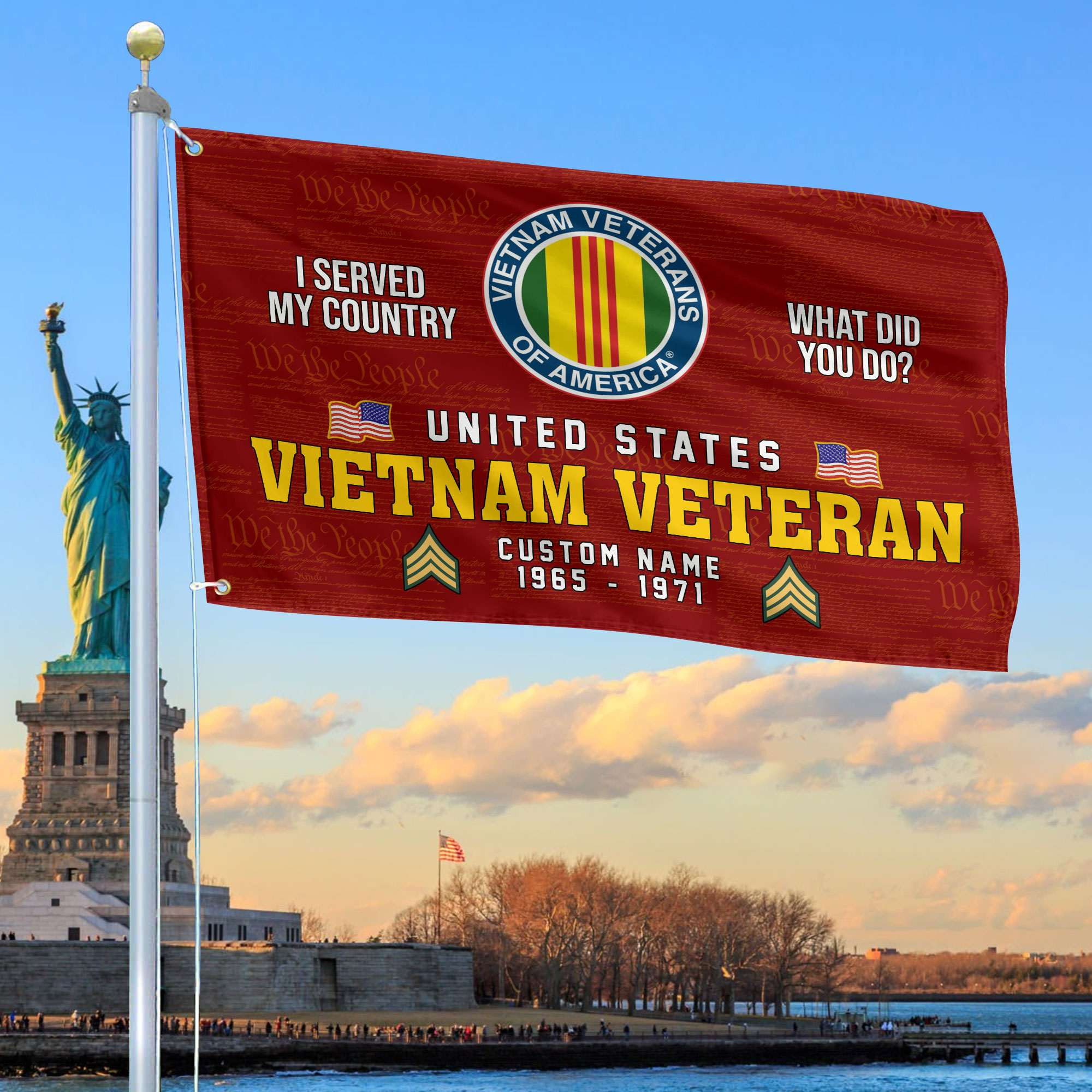 Unique Custom Name, Rank, Year, Vietnam Veteran Grommet Flag VPVC106706, Gift For Vietnam Veteran, Gifts For Dad, For Husband, Best Gifts On Father’s Day, Independence Day, Veterans Day. Unique Custom Name, Rank, Year, Vietnam Veteran Grommet Flag VPVC106706, Gift For Vietnam Veteran, Gifts For Dad, For Husband, Best Gifts On Father’s Day, Independence Day, Veterans Day.
