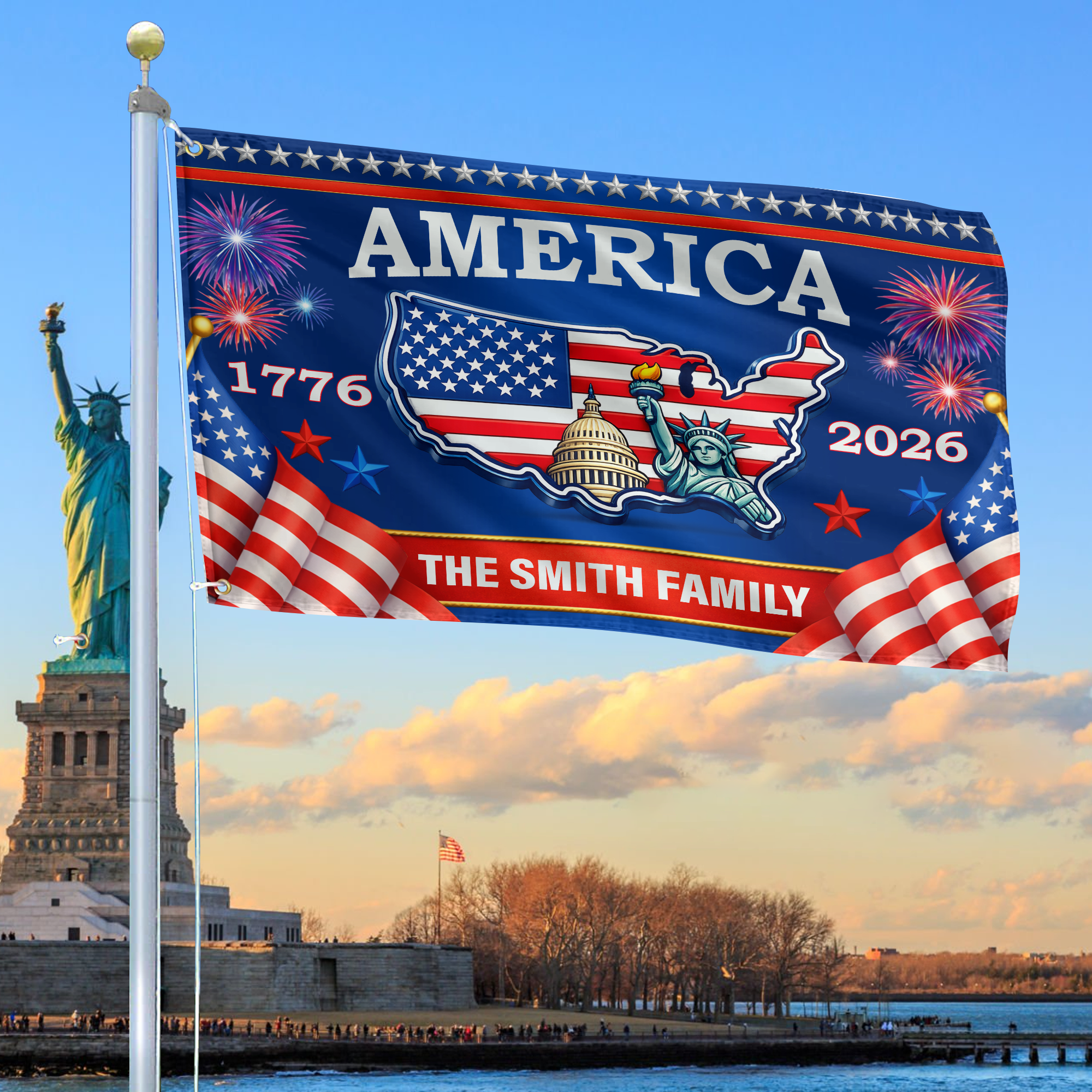 Premium Custom America 250th Anniversary Grommet Flag VPVC120156, America 250th Flag, America 250th Birthday, Best Gifts On Independence Day, Veterans Day. Premium Custom America 250th Anniversary Grommet Flag VPVC120156, America 250th Flag, America 250th Birthday, Best Gifts On Independence Day, Veterans Day.
