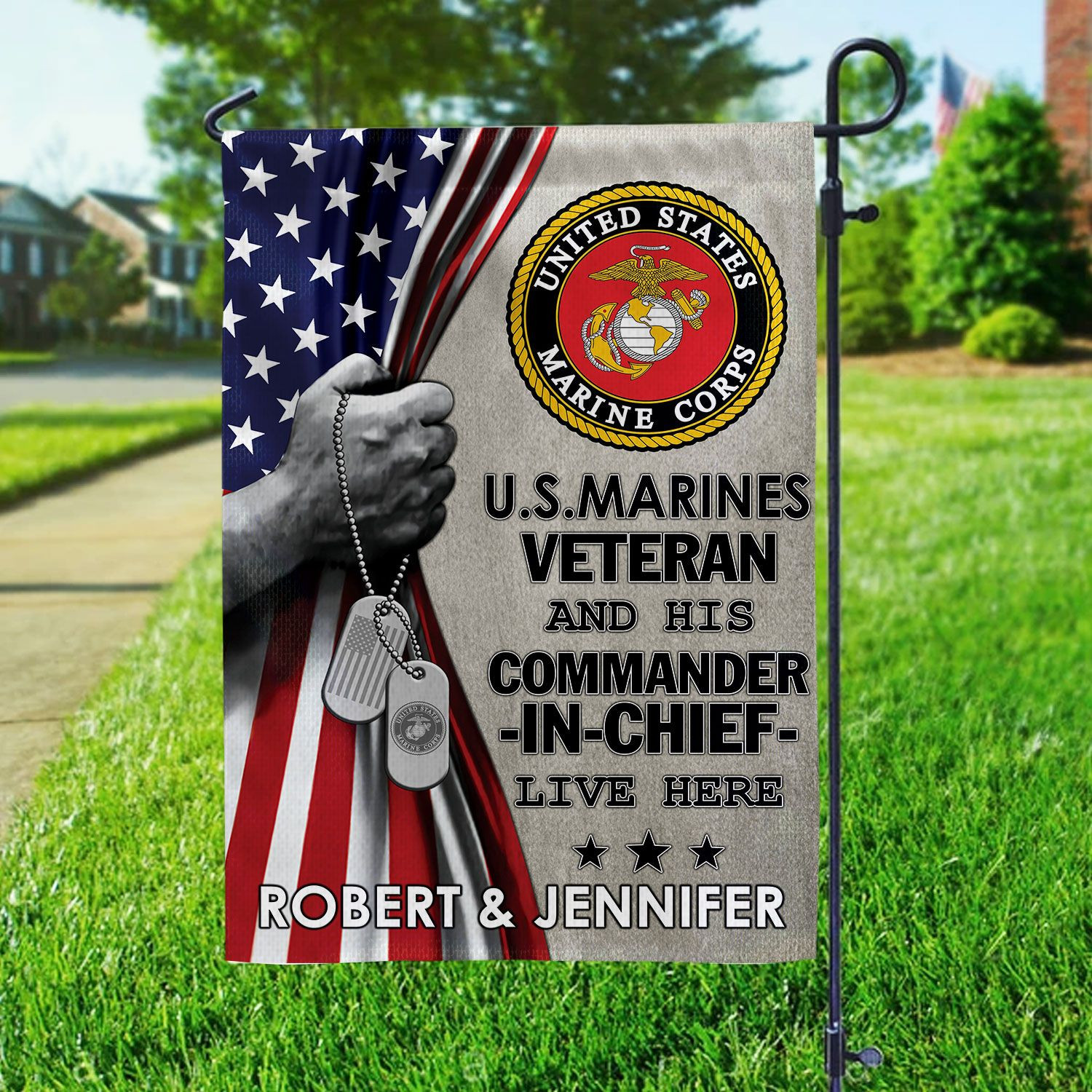 USMC Flag VPVC110503, Custom Name, Gift For Marine Veteran, American Flag, Patriotic Flag, Garden Flag, House Flag, Best Gifts On Father’s Day, Independence Day, Veterans Day. USMC Flag VPVC110503, Custom Name, Gift For Marine Veteran, American Flag, Patriotic Flag, Garden Flag, House Flag, Best Gifts On Father’s Day, Independence Day, Veterans Day.