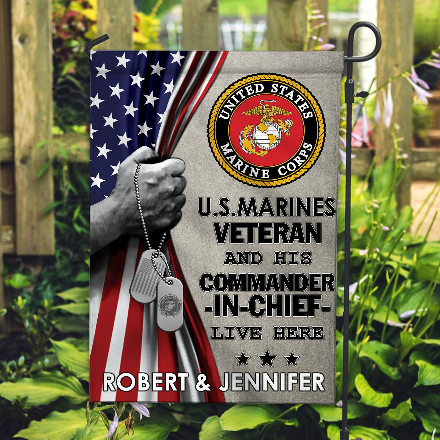 USMC Flag VPVC110503, Custom Name, Gift For Marine Veteran, American Flag, Patriotic Flag, Garden Flag, House Flag, Best Gifts On Father’s Day, Independence Day, Veterans Day. USMC Flag VPVC110503, Custom Name, Gift For Marine Veteran, American Flag, Patriotic Flag, Garden Flag, House Flag, Best Gifts On Father’s Day, Independence Day, Veterans Day.