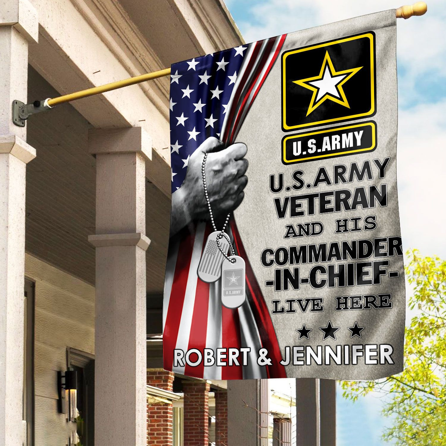 US Army Flag VPVC110501, Custom Name, Gift For Army Veteran, American Flag, Patriotic Flag, Garden Flag, House Flag, Best Gifts On Father’s Day, Independence Day, Veterans Day. US Army Flag VPVC110501, Custom Name, Gift For Army Veteran, American Flag, Patriotic Flag, Garden Flag, House Flag, Best Gifts On Father’s Day, Independence Day, Veterans Day.