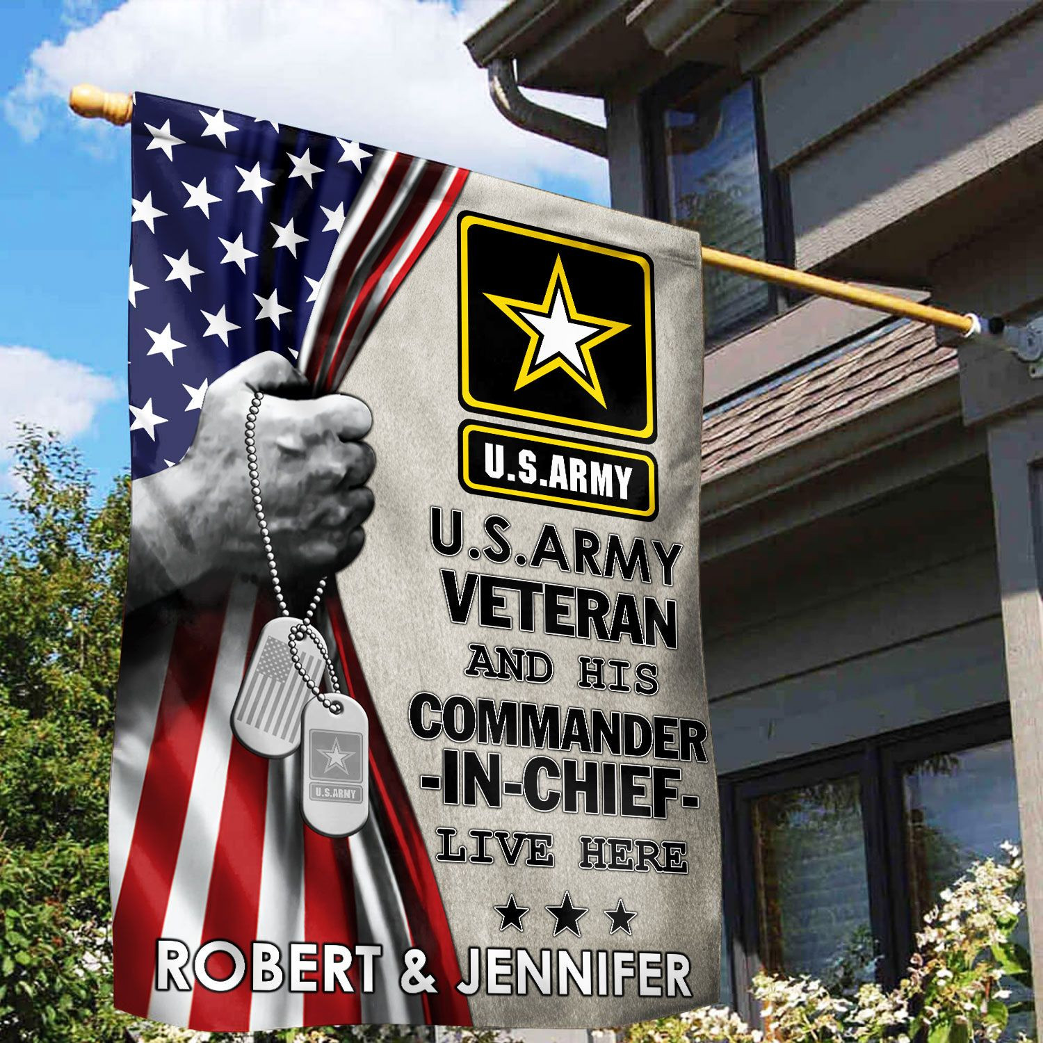 US Army Flag VPVC110501, Custom Name, Gift For Army Veteran, American Flag, Patriotic Flag, Garden Flag, House Flag, Best Gifts On Father’s Day, Independence Day, Veterans Day. US Army Flag VPVC110501, Custom Name, Gift For Army Veteran, American Flag, Patriotic Flag, Garden Flag, House Flag, Best Gifts On Father’s Day, Independence Day, Veterans Day.