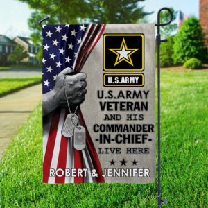 US Army Flag VPVC110501, Custom Name, Gift For Army Veteran, American Flag, Patriotic Flag, Garden Flag, House Flag, Best Gifts On Father's Day, Independence Day, Veterans Day. 2 1742978823416.jpg