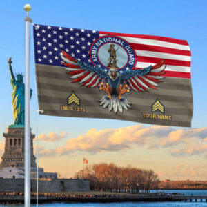Premium Custom US Army National Guard Grommet Flag VPVC109008, Gifts For Army National Guard Veteran, Gifts For Dad, For Husband, Best Gifts On Father’s Day, Armed Forces Day, Independence Day, Veterans Day.