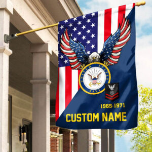 Premium Custom US Navy Veteran Flag VPVC110802, Gift For Navy Veteran, American Flag, Patriotic Flag, Garden Flag, House Flag, Gifts On Father's Day, Independence Day, Veterans Day. 1 1743064601955.jpg