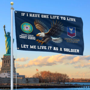 Unique Custom USCG Grommet Flag VPVC108205, Gift For Coast Guard Veteran, Gifts For Dad, For Husband, Best Gifts On Father’s Day, Independence Day, Veterans Day.