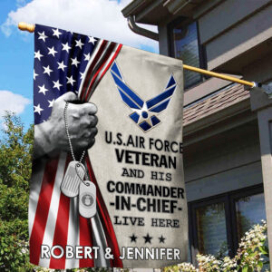 USAF Flag VPVC110504, Custom Name, Gift For Air Force Veteran, American Flag, Patriotic Flag, Garden Flag, House Flag, Best Gifts On Father's Day, Independence Day, Veterans Day. 1 1742979031349.jpg