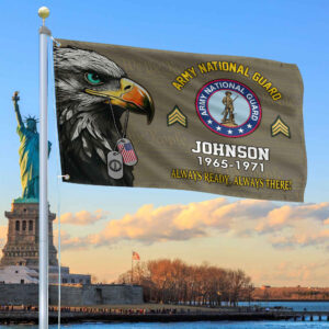 US Army National Guard Custom Grommet Flag VPVC108808, Gifts For Army National Guard Veteran, Best Gifts On Father’s Day, Armed Forces Day, Independence Day, Veterans Day.